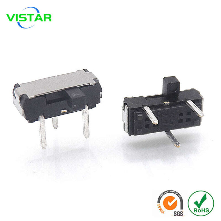 3 pin mini slide switch spdt 3脚侧插小拨动