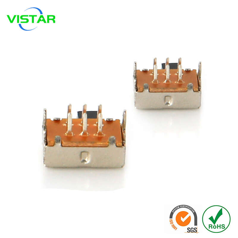 2P2T slide switch 拨动开关SK-22D02双排六脚两档滑动开关