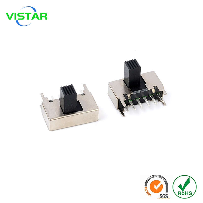 DPDT slide switch 两档卧式滑动开关 2P2T拨动开关