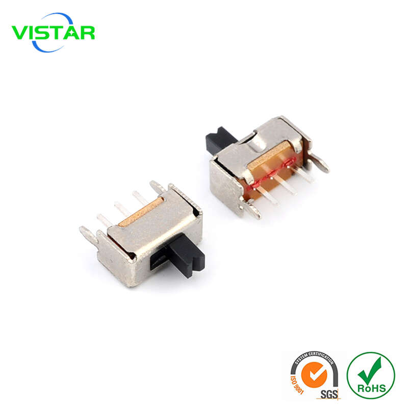 Slide switch 3 pin DIP vertical spdt sliding switch