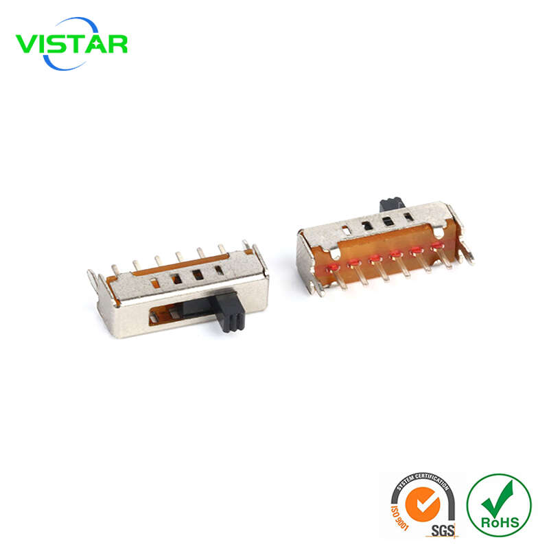 6 pin slide switch 1p4t