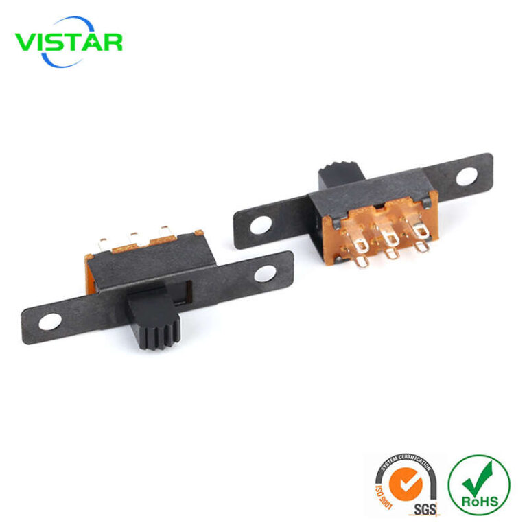 Wire bonding slide switch 2p2t