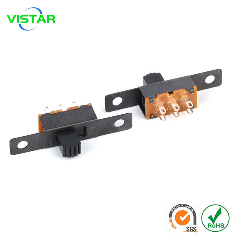 Wire bonding slide switch 2p2t