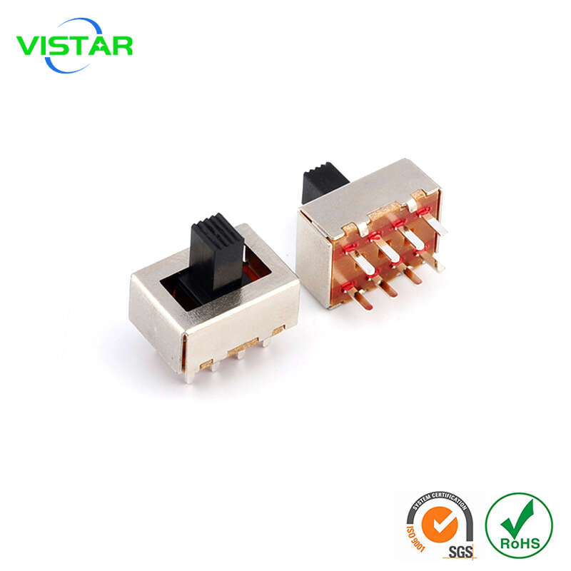 PCB mount slide switch 三档滑动开关 钢珠拨动开关