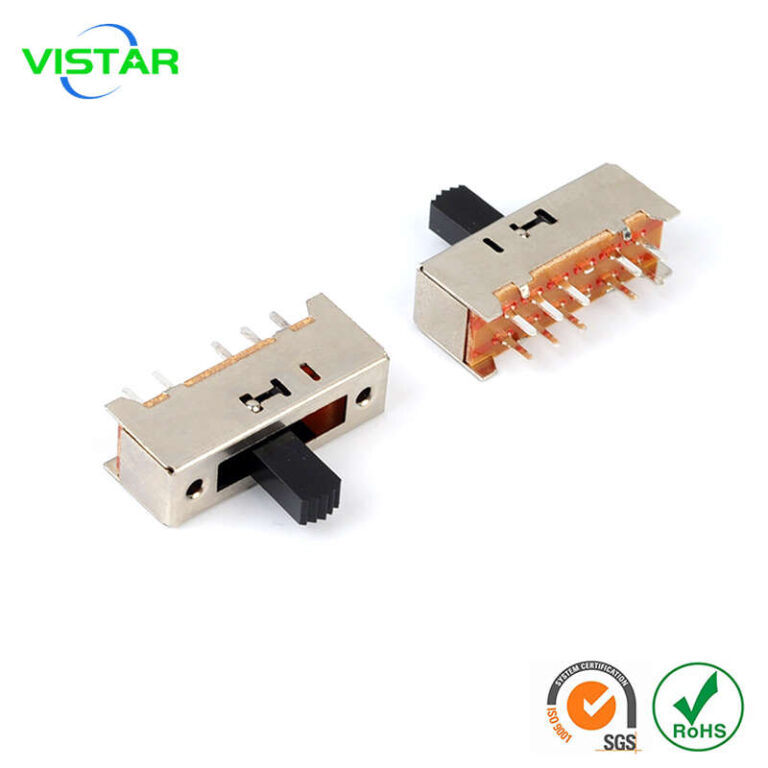 10 pin slide switch 2p4t 四档拨动开关 微型滑动开关