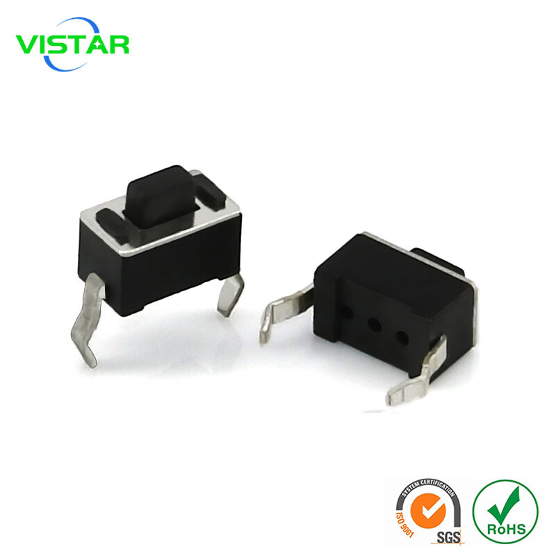 3x6 tact switch 3X6按键开关两脚插板正按轻触开关