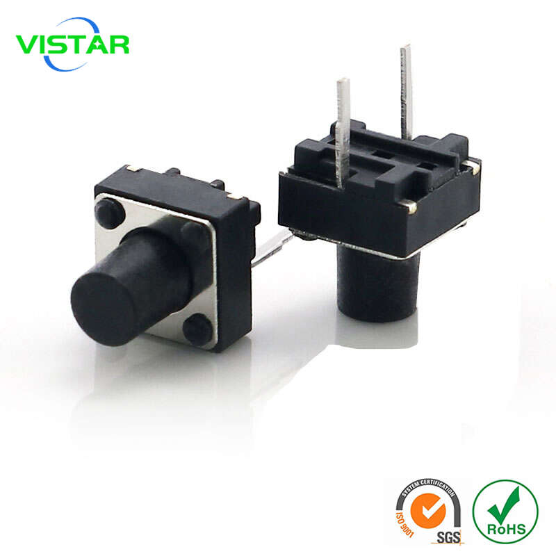 6x6mm tact switch 2pin dip 6x6中两脚轻触开关