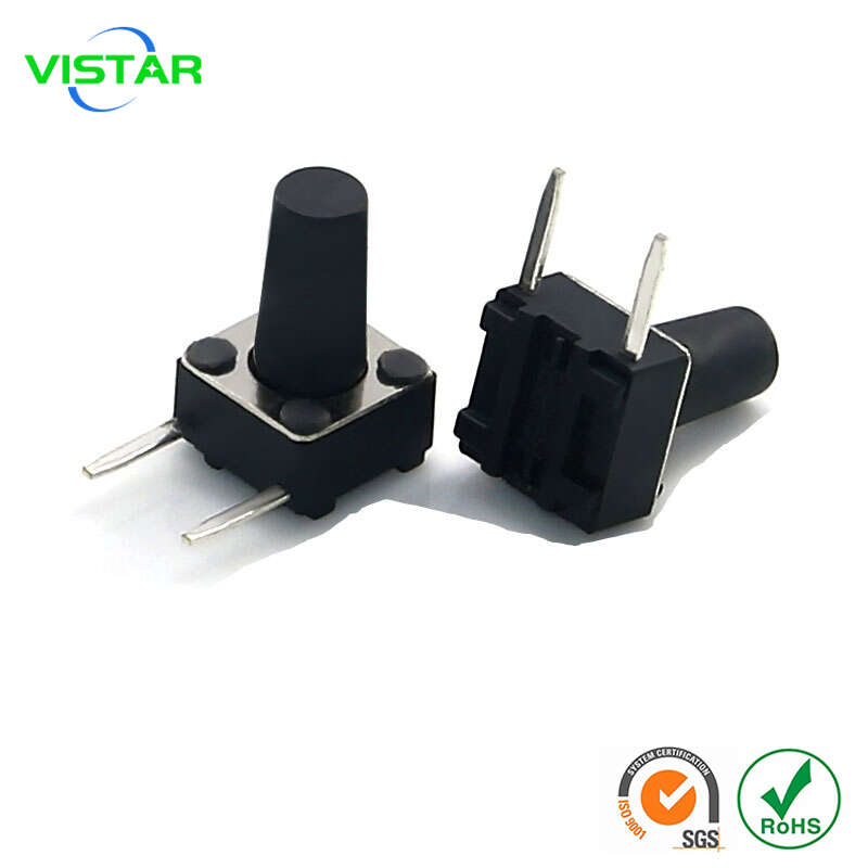 6mm tactile switch 2pin 6X6边两脚轻触开关