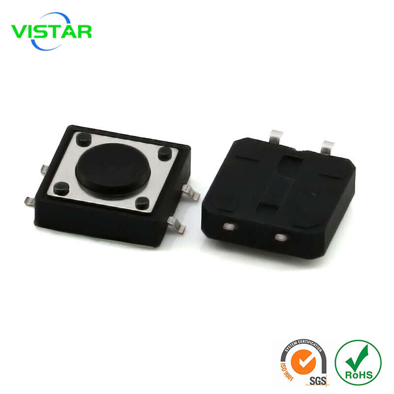Tact switch 12x12 贴片轻触开关耐高温贴片12x12x4.3-15mm微型按键开关