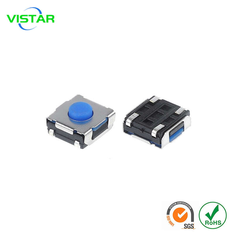 6x6 Tact switch 4 pin 6.2x6.2x3.5 轻触开关包脚