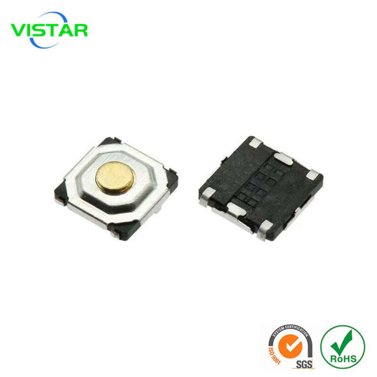 Tact switch 4x4 U type 5.2*5.2轻触开关接地脚