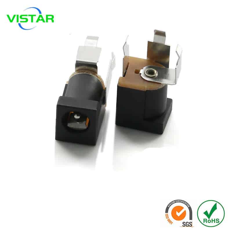 3 pin dc barrel power jack dip vertical