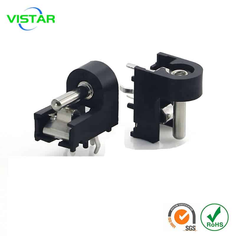 2.1 mm dc jack 4脚带柱DC充电插座dc电源座5.5*2.1