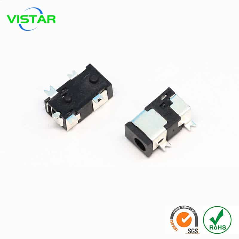 DC power jack 5 pin smt