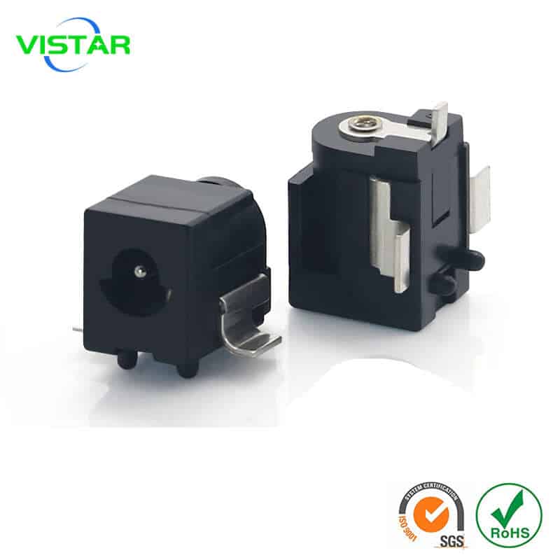 2.1 mm DC power jack SMT horizontal DC电源插座