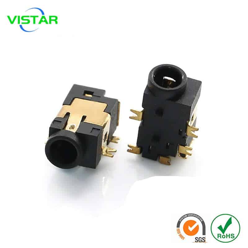 DC power jack 5 pin 5脚贴片DC插座