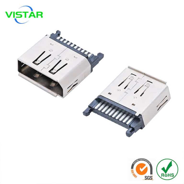 DisplayPort solder connector DP焊线母座
