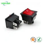 4 pin illuminated rocker light switch kcd 4