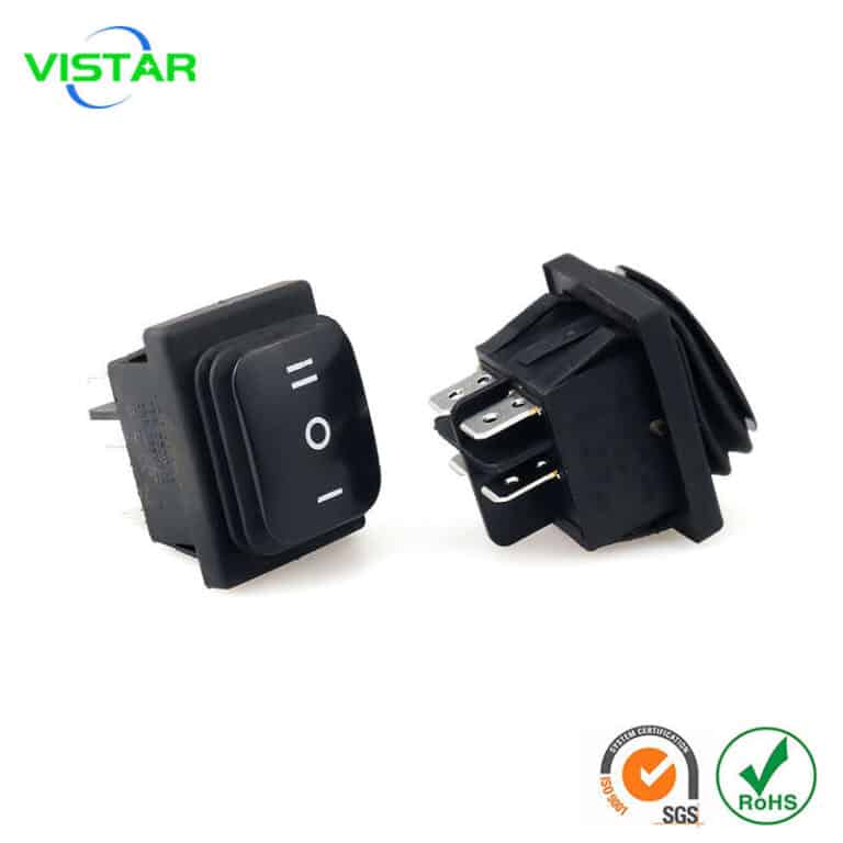 Waterproof rocker switch 4 pin