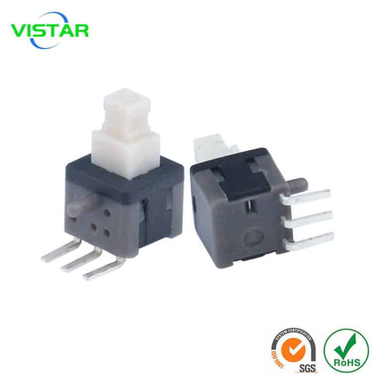 5.8MM push switch self-lock 自锁开关