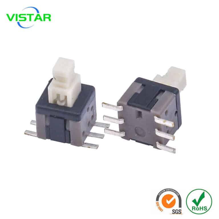 SMD push switch 5.8*5.8mm 双排立贴按键开关