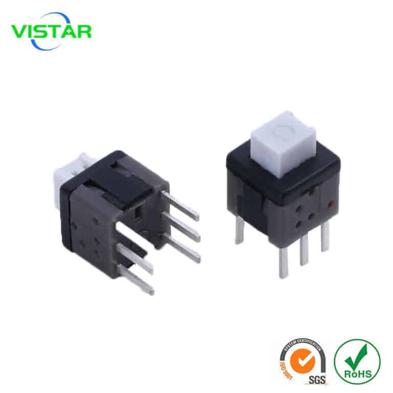 push switch 2P2T 5.8x5.8平头按键开关