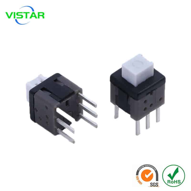 push switch 2P2T 5.8x5.8平头按键开关