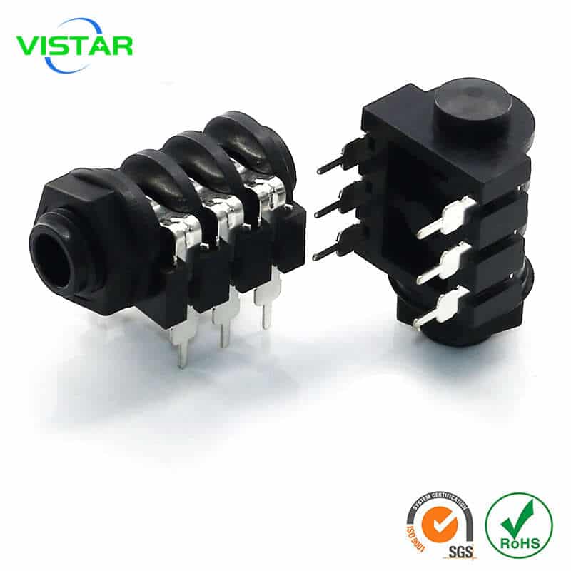 1/4 inch audio jack 6 pin TH