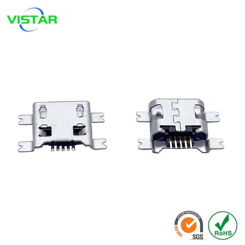 Micro usb connector smt 5pin