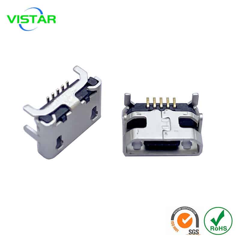 USB micro connector SMD 5 pin